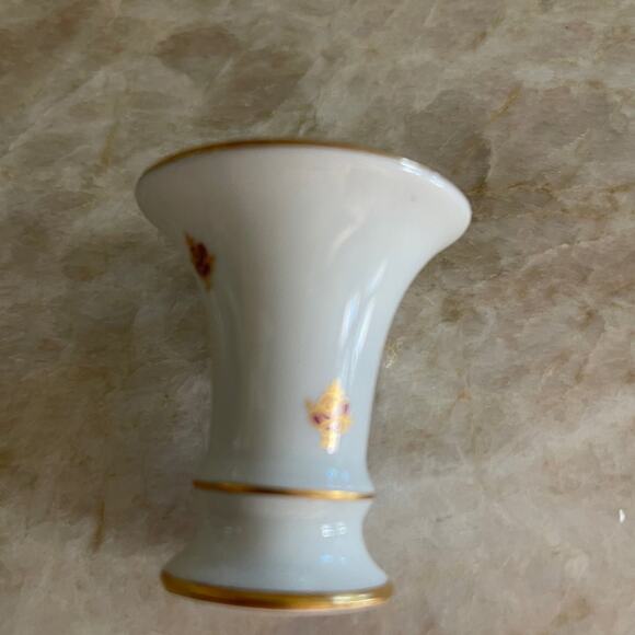 Limoges France mini porcelain vase or toothpick holder vintage - Picture 6 of 12